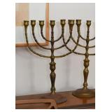 Brass Menorah / Candelabra (there are 2 of these)