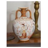 Art Pottery Vase / Urn (Greek Motif)