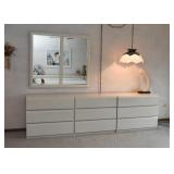 Lane Clarion 6-Drawer & 3-Drawer Chests / Dressers, Wall Mirror (from the Merchandise Mart)