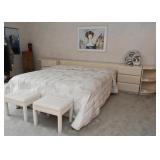 Lane Clarion Low Profile Headboard, 3-Drawer Nightstands & Corner Units (from the Merchandise Mart) 