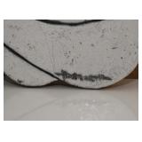 Raku Art Pottery Wall Hanging, Signed