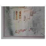 Framed Original Watercolor Painting - "Lost in Love" by Alexander Klevan