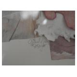 Framed Original Paper Artwork - "Ritual of Peace", Signed