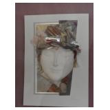 Framed Mixed Media Artwork, Signed