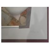 Framed Mixed Media Artwork, Signed