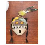 Original Southwestern Artwork - Ceramic Wall Mask, Signed Real Rider 
