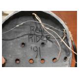 Original Southwestern Artwork - Ceramic Wall Mask, Signed Real Rider 