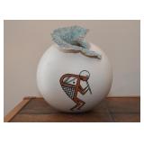 Southwestern Pottery Vase, Signed