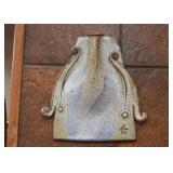 Stoneware Pottery Wall Pocket