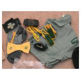 Vintage Girl Scout Shirt & Accessories