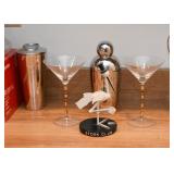 Martini Glasses, Cocktail Shakers