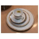 Lenox Classics Collection China - 2 Place Settings - Landmark Platinum Pattern