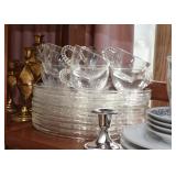 Vintage Glass Luncheon Sets