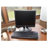 Dell Computer Monitor, Keyboard, Computer Speakers