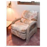 Contemporary Wicker Armchair with Cushions