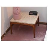 MCM End Table with Stone Top (there are 2 of these)