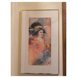 Framed Artwork - Geisha - Signed