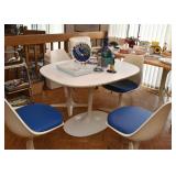 Vintage Burke Tulip Propeller Dinette Set - Table & Chairs