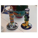 Pottery Candlesticks (Portugal)