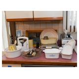 Baking Dishes, Casseroles, Small Kitchen Appliances