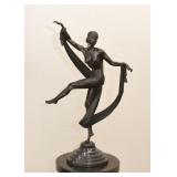 Art Deco Dancer Sculpture / Statue - Fanny Rozet