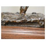 Frederic Remington Bronze Sculpture - Native American Medicine Man 