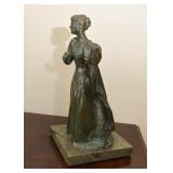 Bronze Sculpture / Statue - Victorian Lady