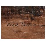 Antique Oil Painting, Signed Fred Porter