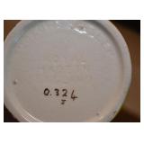 Double-Sided Hand Painted English Pottery Pitcher