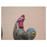 Chinese Pottery Figures (Roosters / Chickens)