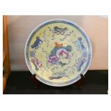 Chinese Porcelain Plate (Mystical Beasts)
