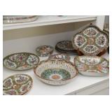 Chinese Porcelain Plates, Platters, Bowls & Teacups (Famille Rose / Rose Medallion)