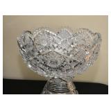 Crystal Pedestal Centerpiece Bowl