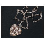 Sterling Silver Heart Pendant Necklace