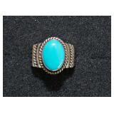 Sterling Silver & Turquoise Ring
