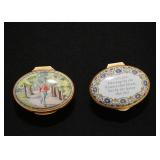 English Porcelain Pill Boxes