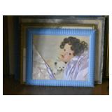 Vintage Folk Art Ribbon Doll Baby Pictures (there is a large collection of these)