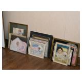 Vintage Folk Art Ribbon Doll Baby Pictures (there is a large collection of these)