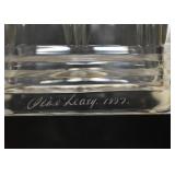 Waterford Crystal Abraham Lincoln Memorial Vase, Signed