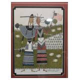 Catherine Grunewald Folk Art / Artwork, Framed