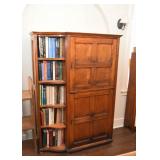 Antique Cabinet with Side Shelves
