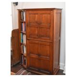 Antique Cabinet with Side Shelves