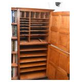 Antique Cabinet with Side Shelves