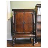 Antique Ornate 2-Door Cabinet 