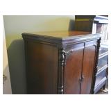 Antique Ornate 2-Door Cabinet 