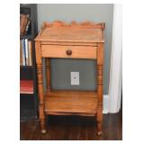 Primitive Side Table with Drawer