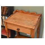 Primitive Side Table with Drawer