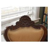 Carved Wood Parlor Chair