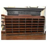 Wooden Hutch with Cubbies