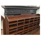 Wooden Hutch with Cubbies